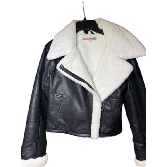 Vintage Havana Other - Faux leather WARM kids moto jacket